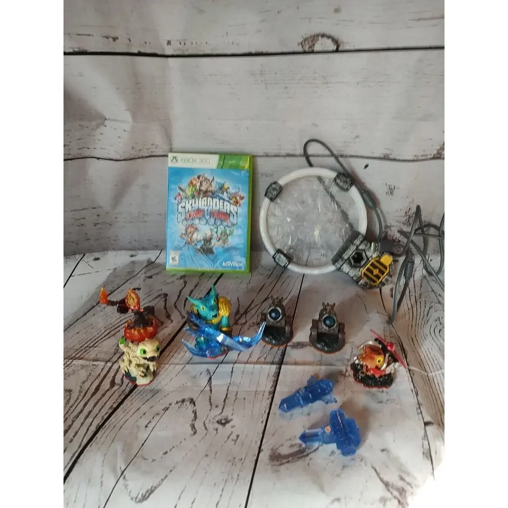 Skylanders Trap Team Game 6 Figures 2 Crystals And Portal Lot